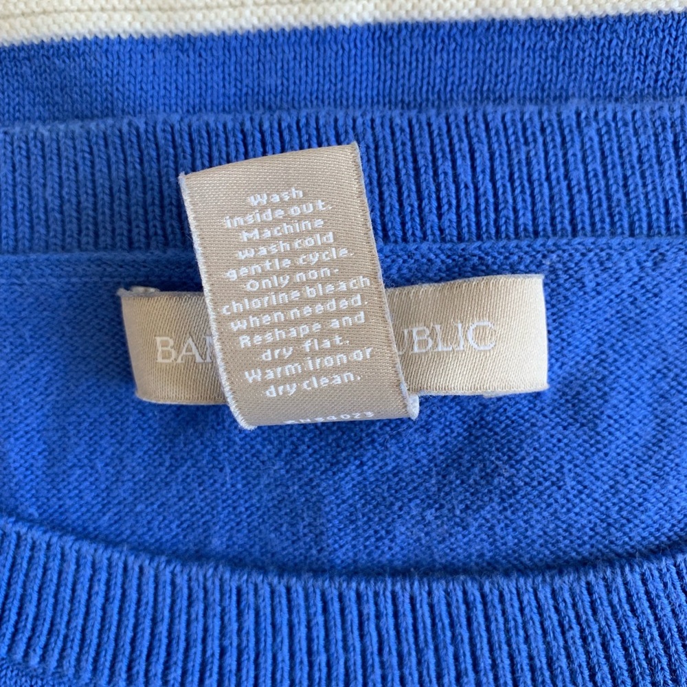 Banana Republic Nautical Sweater, Shoulder Buttons - Picture 8 of 8